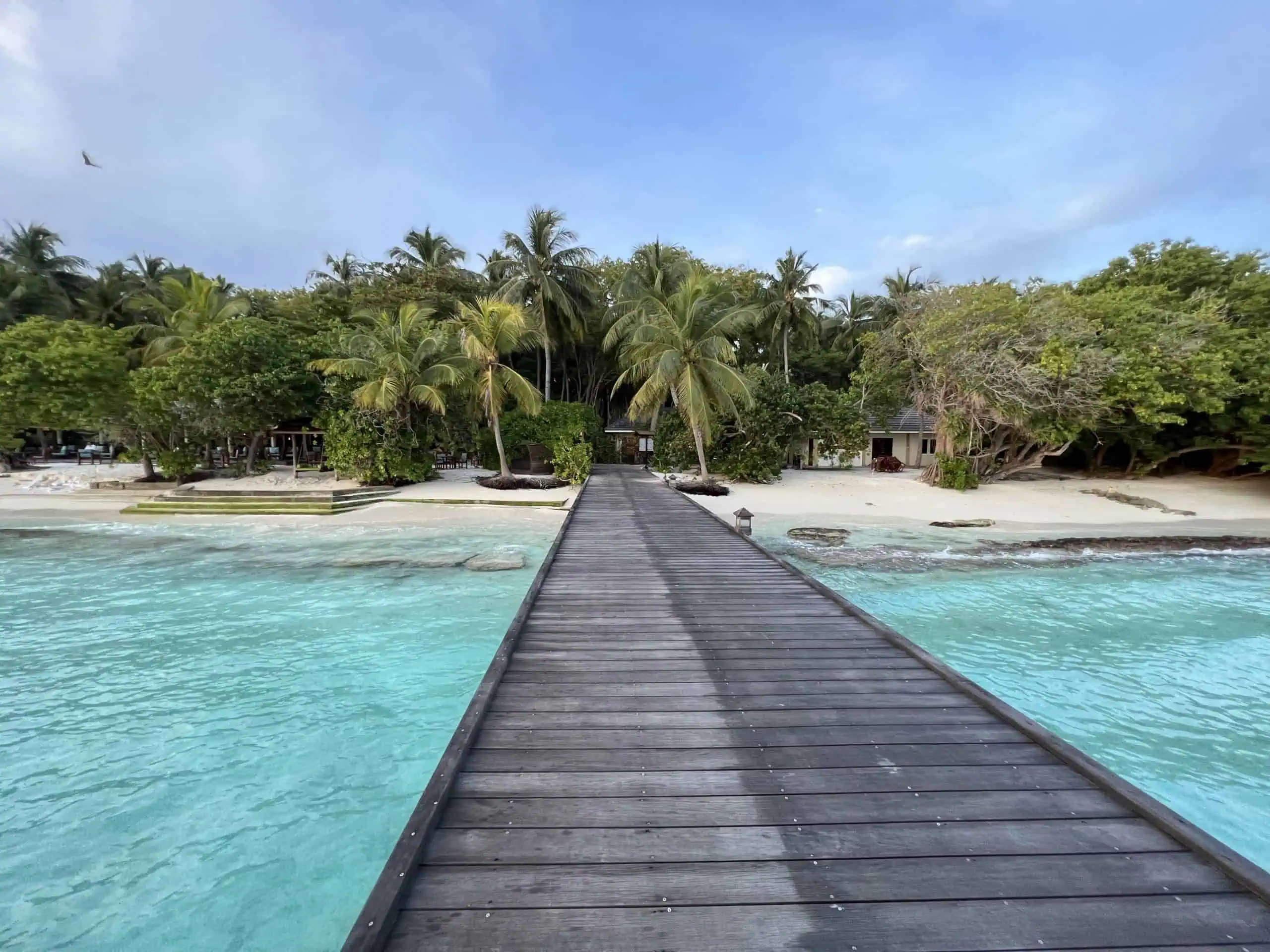 Service Jetty pier at Royal Island resort's Dive Oceanus Dive Center